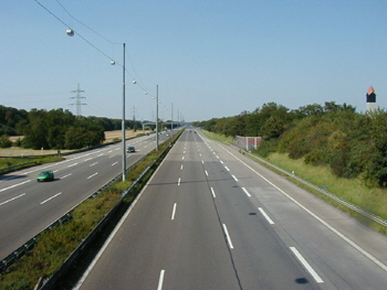 A555 Bundesautobahn Kln - Bonn Kraftwagenstrae Verkehrsgeschichte Schnellverkehr Bundesfernstrae Autobahnbau 130