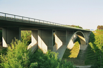 Teufelstalbrücke Autobahn A4 Jena Hermsdorf 3