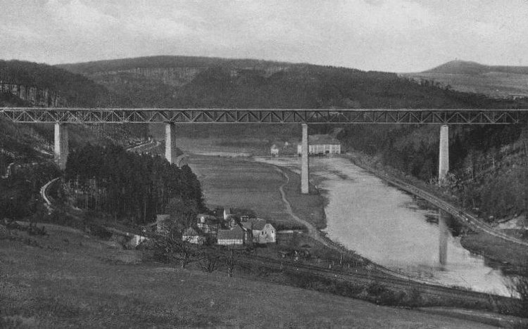 Reichsautobahnbrücke über die Werra bei Hannoversch Münden A7 06