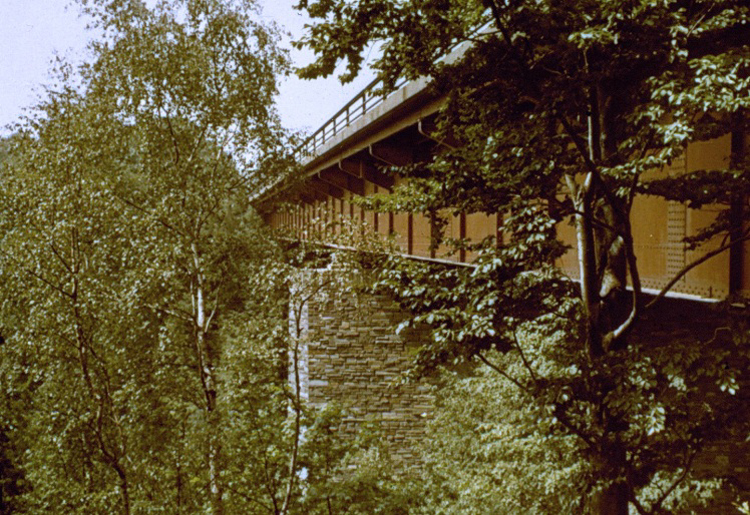 Autobahn Talbrücke über die Große Striegis A4 4