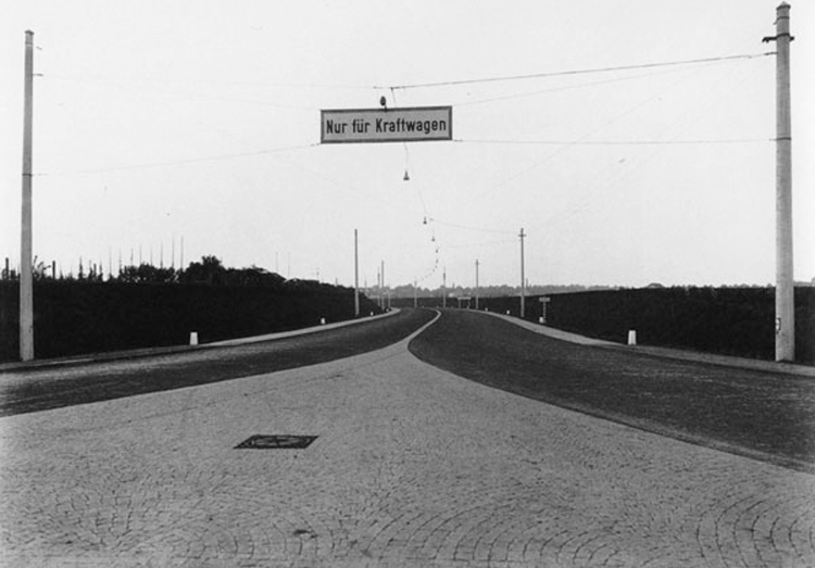 Autostrasse Kraftwagenstrasse Köln - Bonn heute Bundesautobahn A555 Nur-Auto-Straße 1932