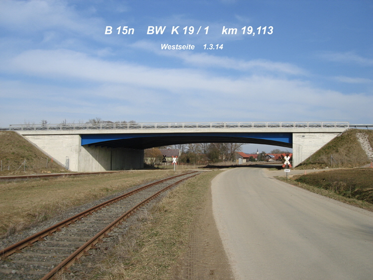 Bundesfernstrae B15n Bw K19-1 Unterfhrung Bahnlinie Zufahrt Depot Eichbhl j