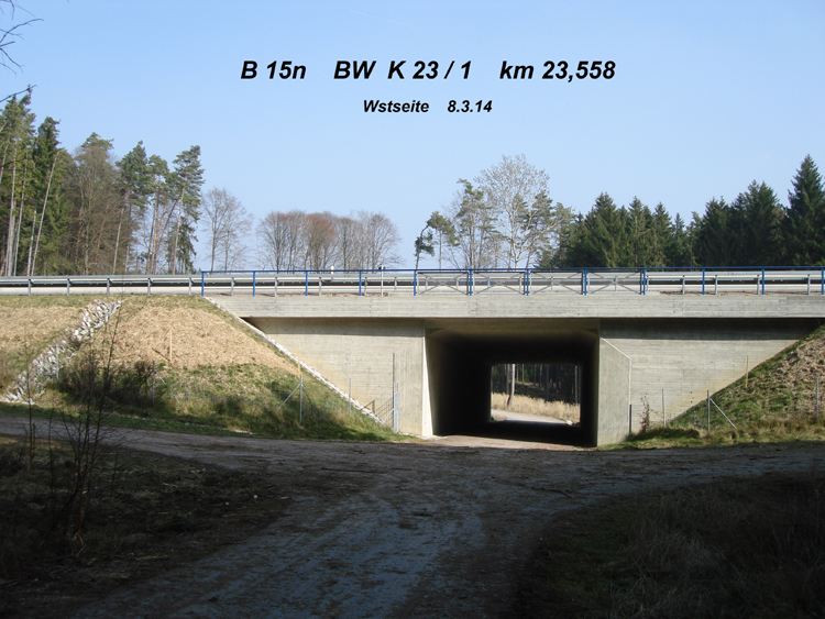 Fernstraenneubau B15n Bw K23-1 Unterfhrung Wirisau Brckenneubau 1067