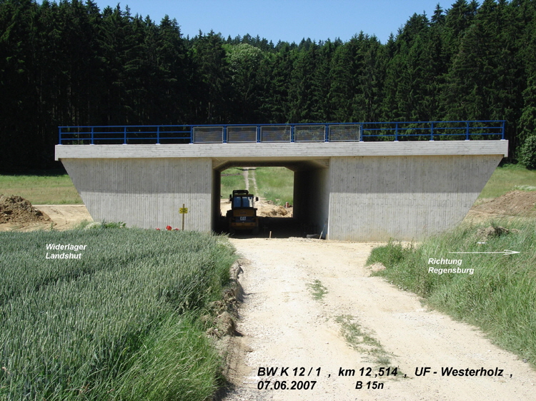 Bundesstrae B 15 neu Unterfhrung Westerholz k12-1038 (1)